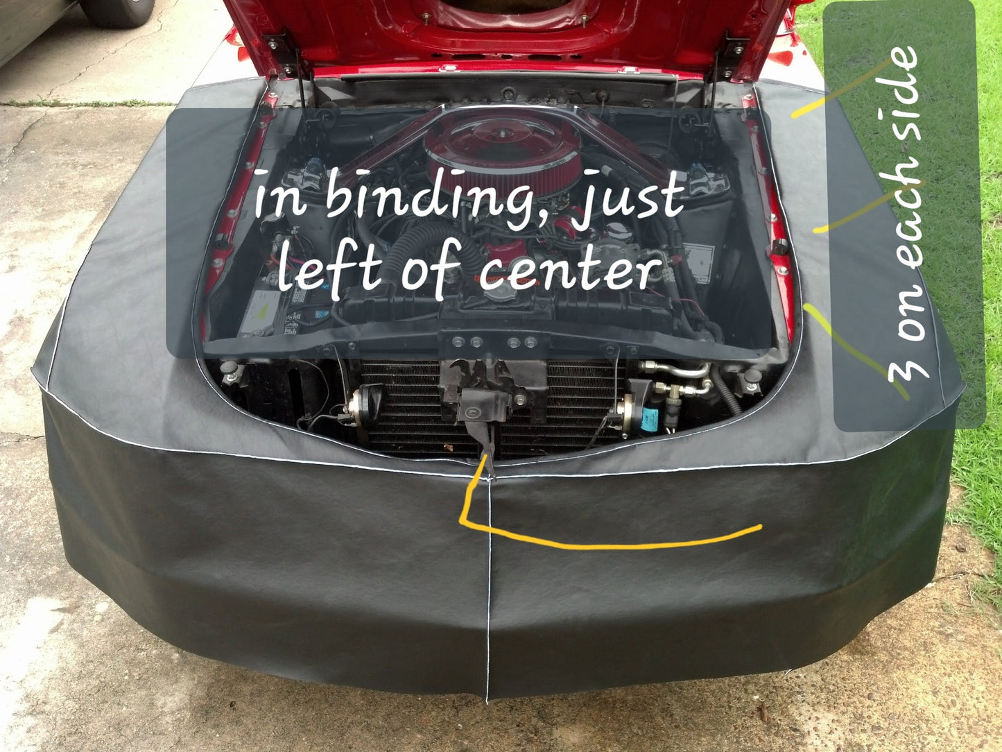 vinyl fender cover